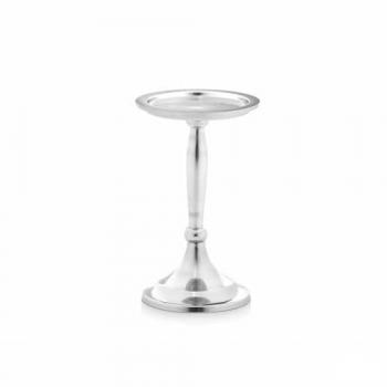 Candelabro Plateado de Aluminio 10 x 17 x 8,5 cm (8 Unidades) - Gift Decor