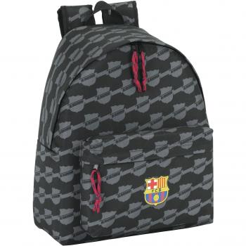 Mochila Estampada F.C. Barcelona, 32x40cm, Color Negro