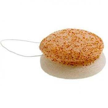 Esponja Facial Konjac Lady Green con Extracto de Nueces 2 en 1