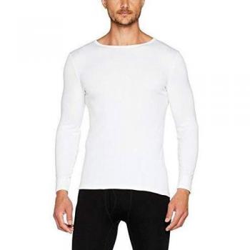 Damart tee-Shirt Manches Longues Thermolactyl Camiseta térmica, Blanc