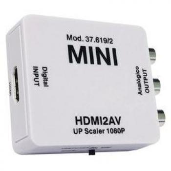 Mini Convertidor Universal HDMI a AV 1080P Analógica