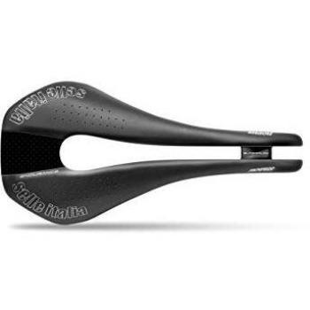 Selle Italia Novus Superflow Endurance TM S3 Válvula, Negro, Talla Única