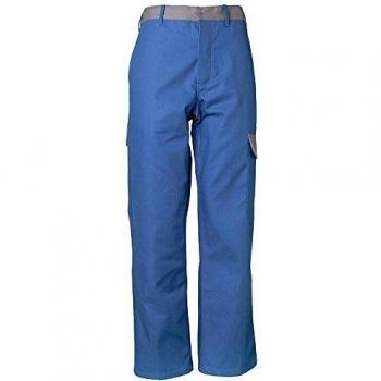 Planam 5220046 - Pantalones bund importante protección contra escritura, tamaño 46, aciano azul/gris/multicolor