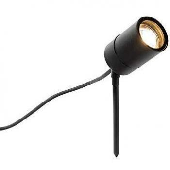 Foco de Exterior Ajustable Negro IP44 - Solo