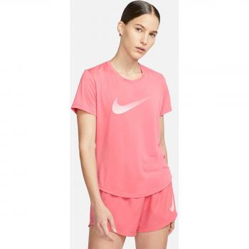 Camiseta de mujer Dri-FIT One Nike - Camiseta de running de manga corta - Rosa (XS (EU 32-34))