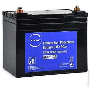 NX - Batería Litio Hierro Fosfato 12V 32Ah T6