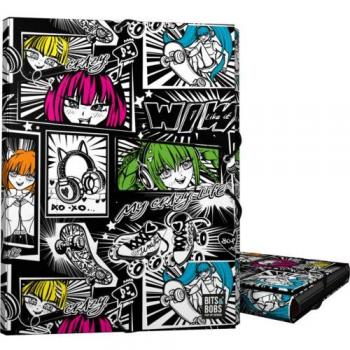 CARPETA 3 SOLAPAS FORRADA B&B24 YUKU
