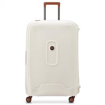 Maleta Delsey Paris Moncey 76 cm 97L Angora con cerradura TSA y 4 ruedas