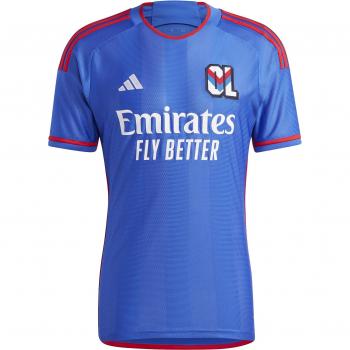 adidas Olympique Lyon 23/24 Away Shirt Jersey - Multicolour, Male, Size: XL (44-46 Chest)