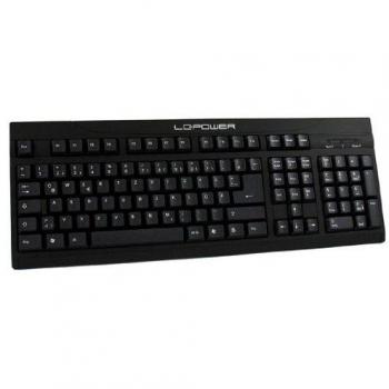 Teclado LC-Power BK-902 USB QWERTZ Alemán Negro