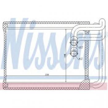 Radiador de Calefacción Interior Nissens 77622 - Intercambiador de Calor