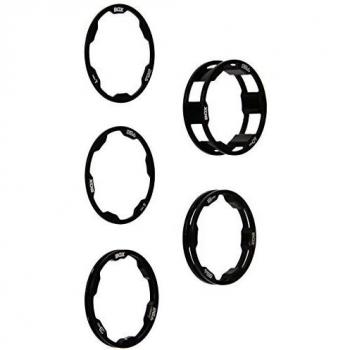 BOX ZERO STEM SPACERS 1 1/8 10,5,3,1 BLK
