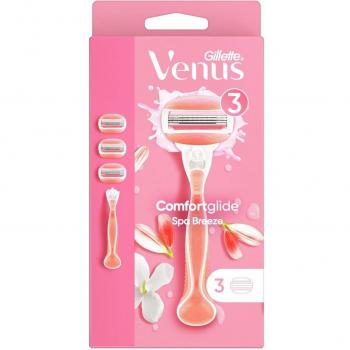 Pack Venus ComfortGlide Spa Breeze - Maquinilla depilatoria con 1 mango y 3 recambios Gillette Venus