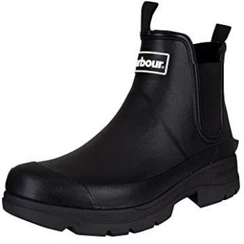 Barbour Nimbus Wellington Boots - Black - Male - Size: 8 UK