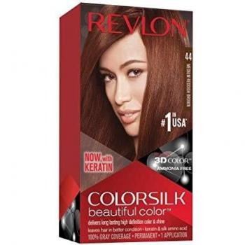 Tinte Permanente Revlon ColorSilk 3D Color N°44 Castaño Ramato Medio 1 Unidad