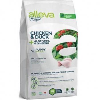 Alleva Holistic Puppy/Junior Mini Pollo & Pato con Aloe Vera y Ginseng para Cachorros de Razas Pequeñas