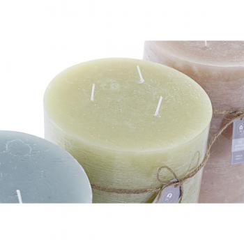 Vela DKD Home Decor Vainilla Cera - 3 Piezas