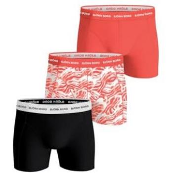Cotton Stretch Boxer Trunks 3-Pack - Multi-Color, XXL