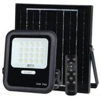 Proyector Solar LED Miloha 3W 6500K IP65 Negro