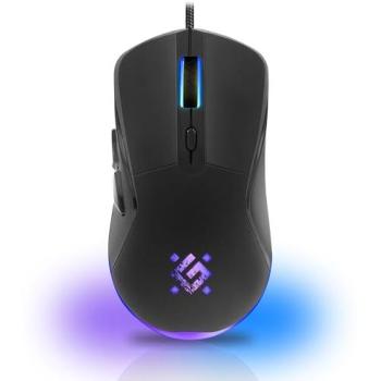 Mouse Gaming Defender GM-049 Arga Óptico 3600 DPI 6 Botones Negro