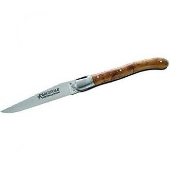 Laguiole Fontenille Pataud - Cuchillo con mango de madera y bloqueo