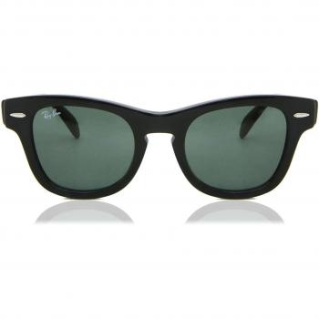 Ray-Ban RJ9707S Anteojos de Sol para Niños Negros 100/71 con Lentes de 44