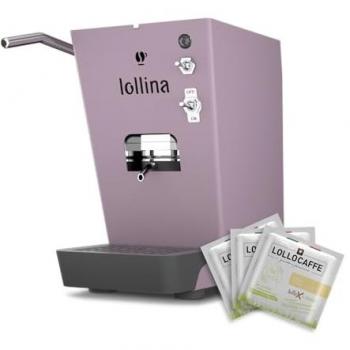 Cafetera Lollina Plus de Cialde 0,7L Metálica con 40 Cápsulas Incluidas