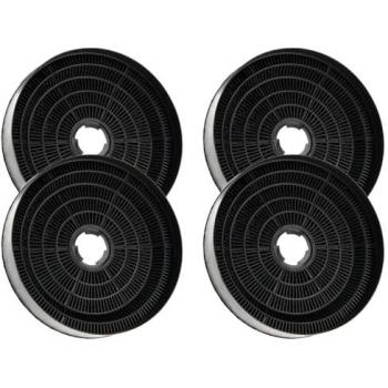 Filtro de carbón Allspares (2 uds.) para campanas extractoras Candy KFC6918 y Airlux CR390 (Ø170x35mm)