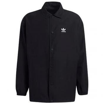Adidas Originals Men's Coach Jacket - Black - XL - 100% Polyester - Loose Fit