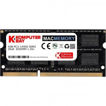 Komputerbay MACMEMORY 4GB Kit de doble canal 1x 4GB 204pin 1.35v DDR3-1867 SO-DIMM 1867 / 14900S