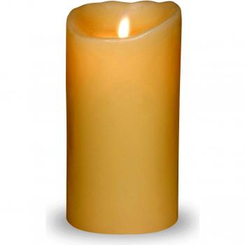 Sompex - Vela led (9,5 x 8 cm, cera), color blanco