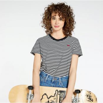 Levi's Chic Black Cotton Tee with Classic Logo - XS