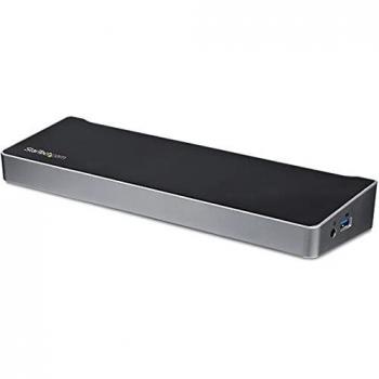 StarTech.com Replicador de Puertos Universal Triple para Ordenador Portátil - Base Docking Station USB 3.0