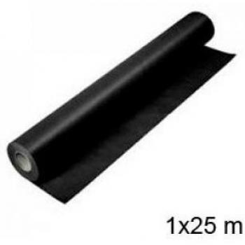 Fabrisa 152833 - Rollo de papel kraft, 1 x 25 m, color negro