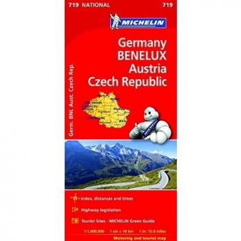Mapa National Alemania BENELUX Austria Rep. Checa - VARIOS AUTORES