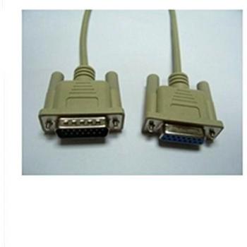 Cable VGA Microconnect DSUB15 - DSUB15, 2m, M-F Beige