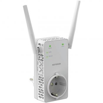 Netgear EX6130 - Amplificador Señal WiFi AC1200, Repetidor WiFi de Enchufe Doble Banda, Puerto LAN, Compatibilidad Universal, Blanco