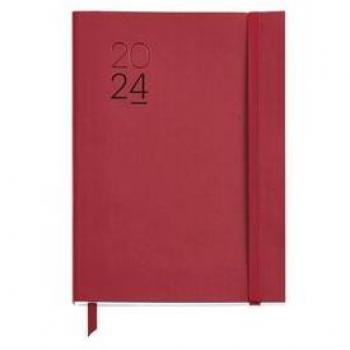 Agenda Anual Plus Luxor A5 2025 SVV Rojo