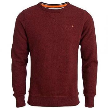 Superdry Camiseta de manga larga con bordado vintage de Orange Label en brillante Berry Grit
