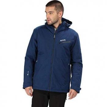 Regatta Highside Iv - Chaqueta impermeable y transpirable con aislamiento térmico para hombre, Hombre, Chaqueta aislante impermeable., RMP273 56M95, Prusia, 3XL
