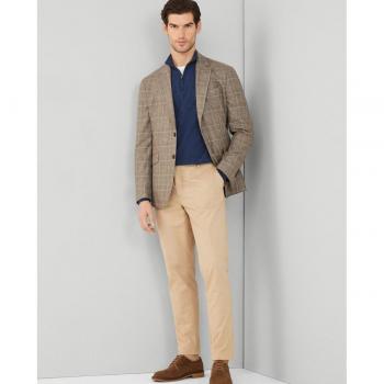 Pantalón Chino Slim Fit Beige para Hombre Hackett Kensington