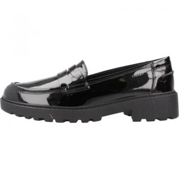 Mocasines de Mujer Geox Modelo J Casey Color Negro C9999