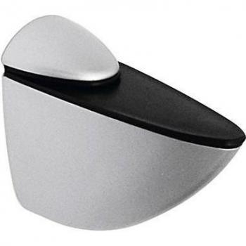 Soporte Estante Regulable para Cristal y Madera Pelikano, con capacidad de ajuste de 0 a 40 mm, acabado cromo RAL
