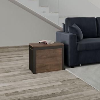 Banco extensible 55x40/305 cm Walk Estructura Nogal Anthracita