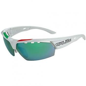 Salice 005 ITA RWP Polarized Men's Sunglasses White Green Large