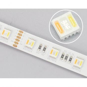 Cinta Luminosa LED Flex RGB DC24V con Blanco Cálido y Frío (RGB-CCT) 300 LEDs SMD5050 IP20 5m