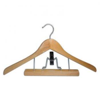 Jocca 9943-Percha Pinza para Ropa, Madera de Primera Calidad, marrón, 44X1.2X23