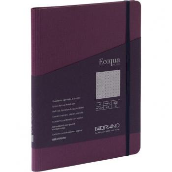 Libreta A5 Puntos Espiral Escondida Ecoqua Plus Fabriano Boutique Morado