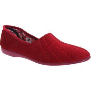 GBS Audrey Ladies Slipper Female Red UK Size 9