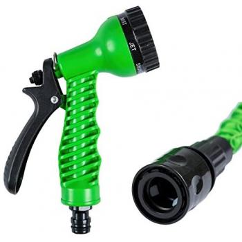 Manguera Extensible de Riego Papillon 10 a 30 Metros con Pistola de 7 Posiciones